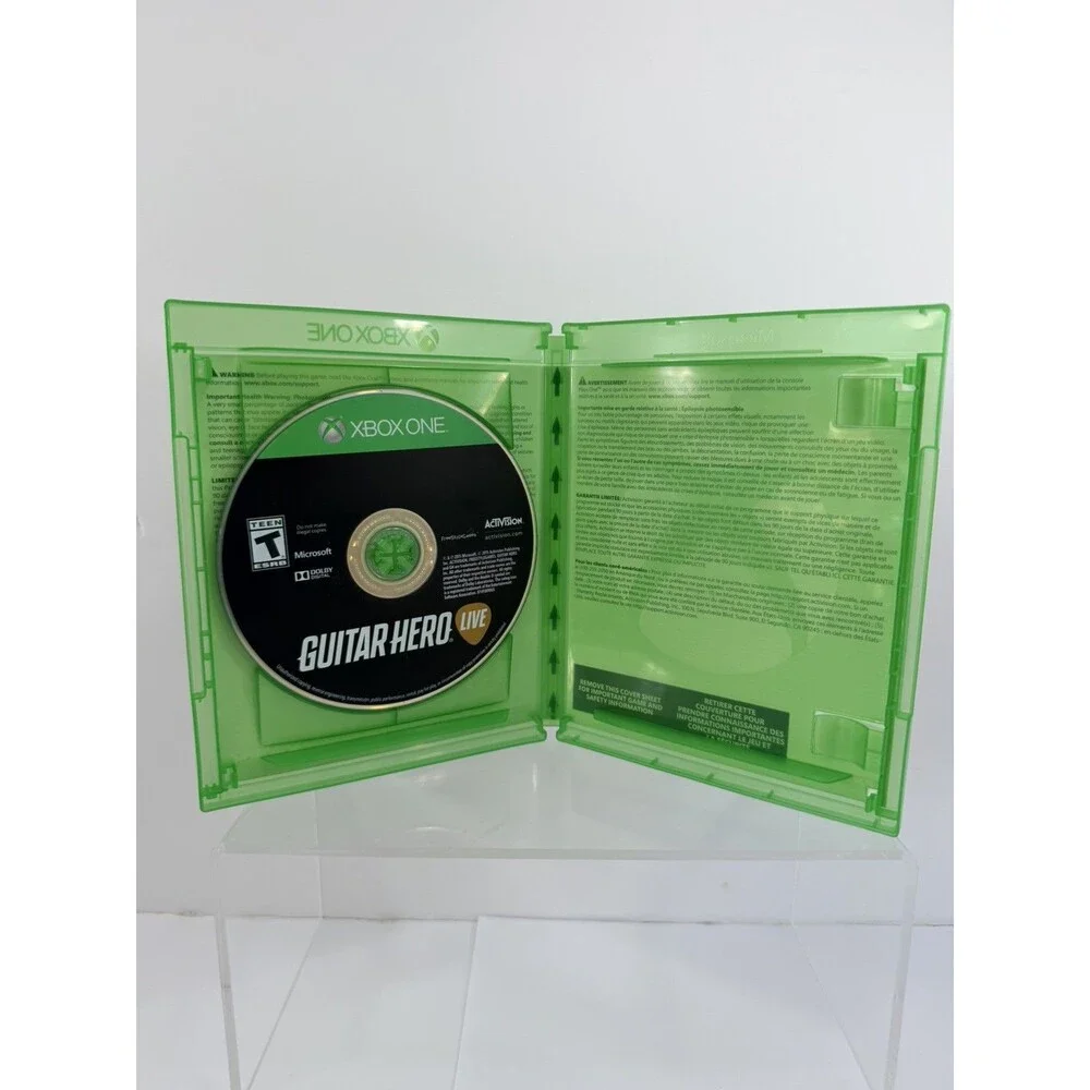 Guitar Hero Live Xbox One Microsoft Game And Case Tested